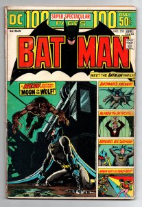 Batman #255 - 1st Anthony Lupus werewolf - KEY - Neal Adams - 1974 - (-VG)