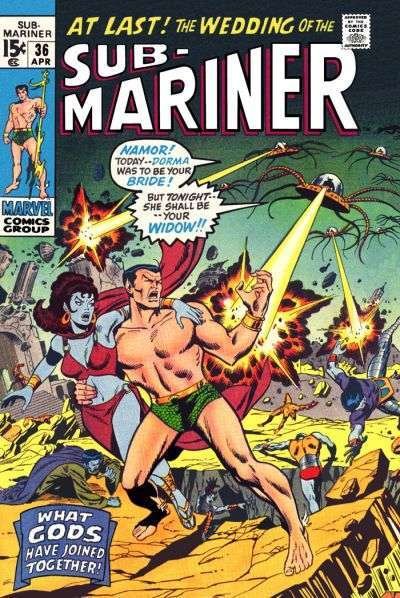 Sub-Mariner (1968 series)  #36, Fine- (Stock photo)