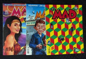 2019 MAD Magazine #6 7 & 15 FN+/FVF Alfred E Newman / Wonder Woman LOT of 3