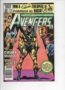 AVENGERS #213, VF/NM, Thor, Yellow Jacket, Iron Man, 1963 1981, Marvel