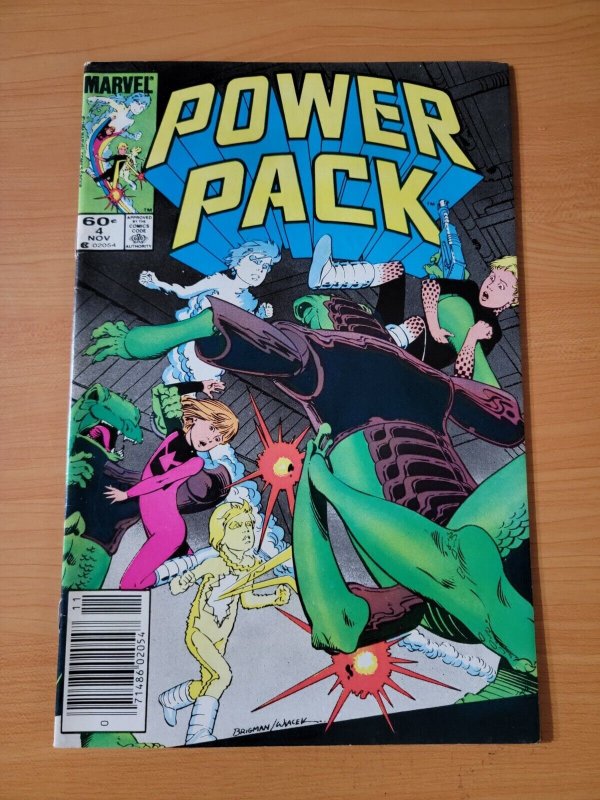 Power Pack #4 ~ DOLLAR BIN ~ 1984 Marvel Comics 