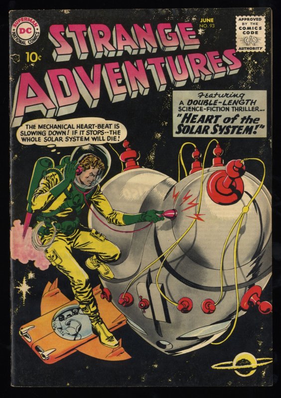 Strange Adventures #93 FN+ 6.5 DC Comics