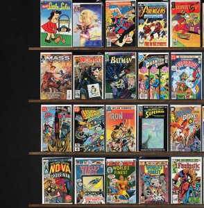 Huge Lot 130+ Comics with Superboy, Classics Illustrated Junior, Batman & More!