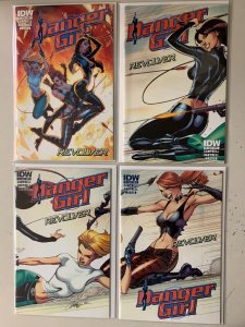 Danger Girl Revolver set #1-4 direct 4 diff 8.0 (2012)