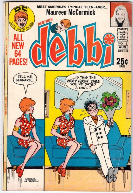 Date with Debbi #16 (Aug-71) VG/FN High-Grade Debbi, Mona, Buddy