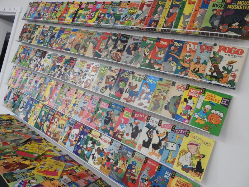 Huge Lot of 180+ Comics W/ Daffy Duck, Tom and Jerry, Donald Duck +More!