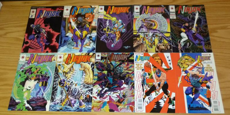 Ninjak #0 00 & 1-26 VF/NM complete series + yearbook - valiant comics set lot 