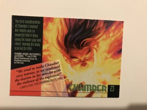 CHAMBER #23 card : 1994 Marvel Masterpieces, NM; Hilderbrandt art