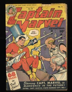 Captain Marvel Adventures #54 VG 4.0 C.C. Beck! Sivana Plots Again!