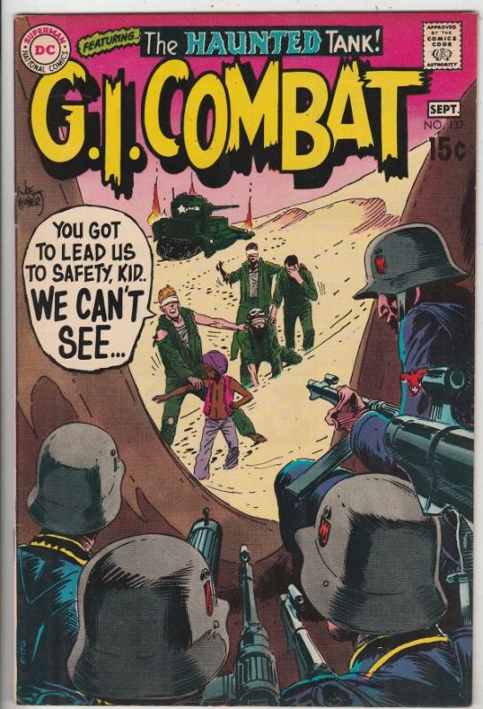 G.I. Combat #137 (Sep-69) VF/NM+ High-Grade The Haunted Tank