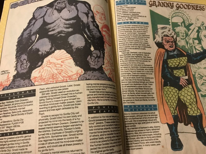 DEFINITIVE DIRECTORY OF DC UNIVERSE #9 : 11/85 Gd/VG; Who’s who, Grood