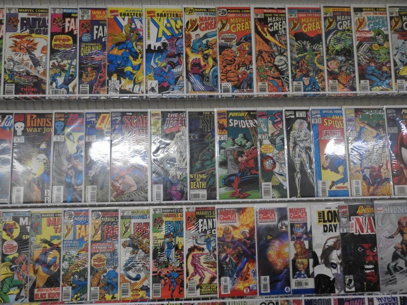 Huge Lot 130+ Comics W/ Transformers, Spider-Man, Fantastic Four+ Avg Fine+