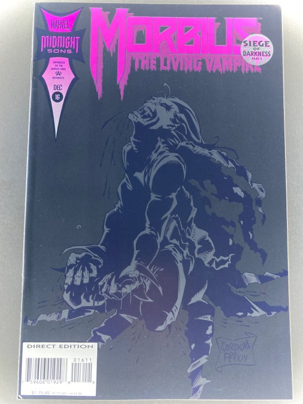 Morbius: The Living Vampire #16 (1993)