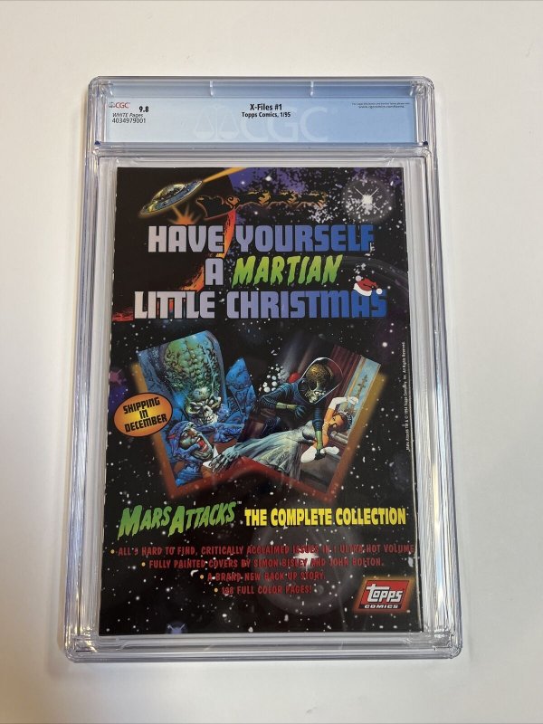 X-files (1995) # 1 (9.8 CGC WP) 1st Print & 1st App