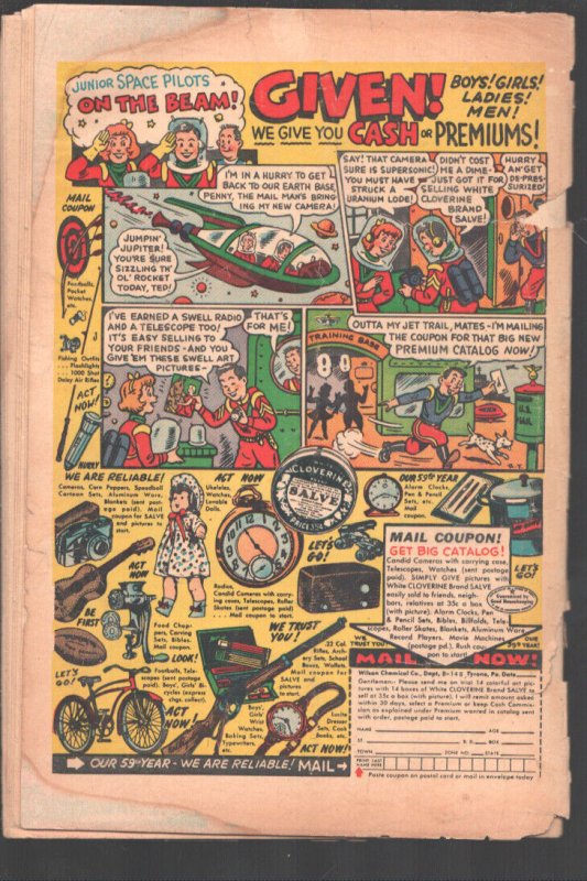 Kid Colt Outlaw #34 1954-Cover by Russ Heath.-Pre-code issue.-Black Rider BY ...