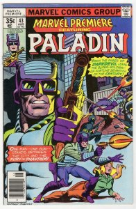 Marvel Premiere #43 VINTAGE 1978 Marvel Comics Paladin