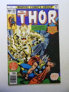 Thor #263 (1977) VF- Condition two small indentations fc