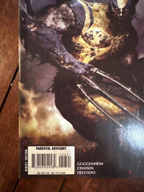 Wolverine #58 Zombie Cover (2007)