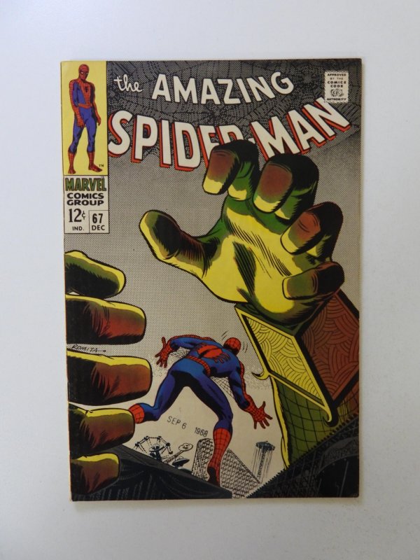 The Amazing Spider-Man #67 (1968) FN/VF condition