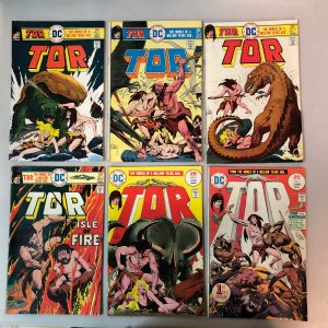 Tor (1975) #1 2 3 4 5 6 (VG/FN)) Complete Set  Joe Kubert story/art DC