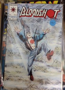 BLOODSHOT  # 6  1992 VALIANT   KEY 1ST NINJAK APPEARANCE