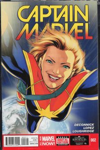 Captain Marvel #2 David López Variant (2014) Captain Marvel