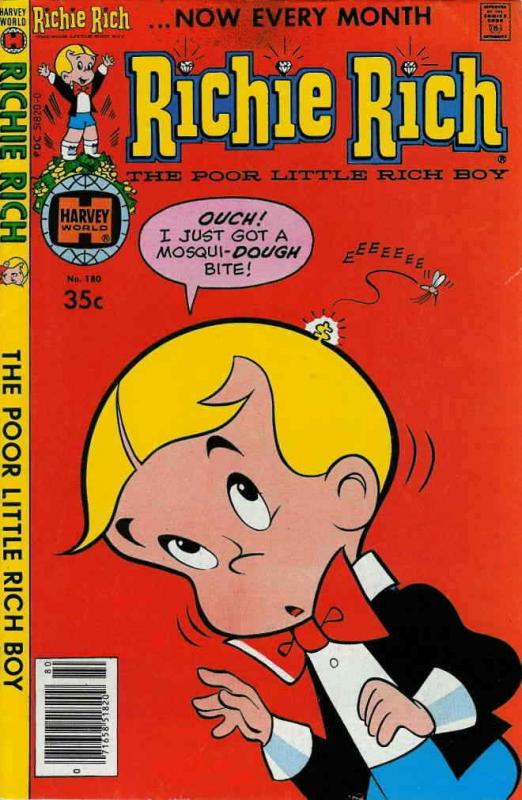 Richie Rich (1st Series) #180 VG; Harvey | low grade comic - save on shipping -