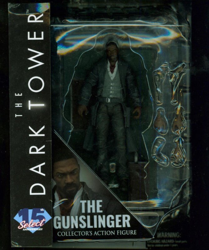 DARK TOWER Action Figures set, Gunslinger and Man in Black Stephen King MIB 1ea