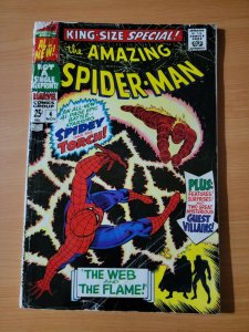 King-Size The Amazing Spider-Man #4 ~ VERY GOOD VG ~ 1967 Marvel Comics