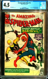 Amazing Spider-Man #16 CGC Graded 4.5 1st Daredevil Crossover
