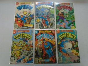 Adventure Comics run #453-458 presents Superboy 4.0 VG (1977-78 1st Series)