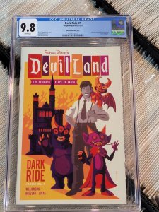 CGC 9.8 Dark Rider #1 Comic Book 2022 Image Disneyland Opening Day Poster Homage