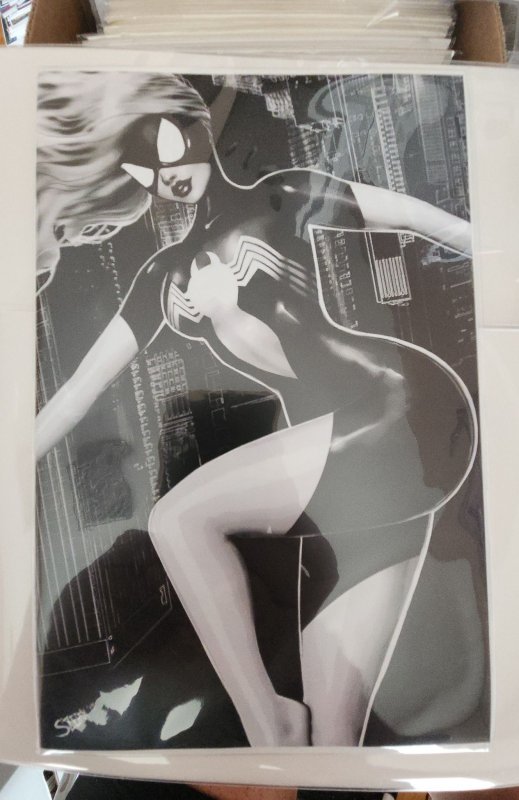 MARVEL SUPER HEROES SECRET WARS #7 SZERDY B&W VARIANT!