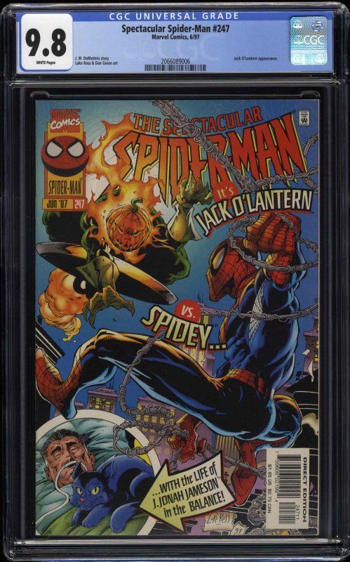 Spectacular Spider-Man #247 CGC NM/M 9.8 White Pages