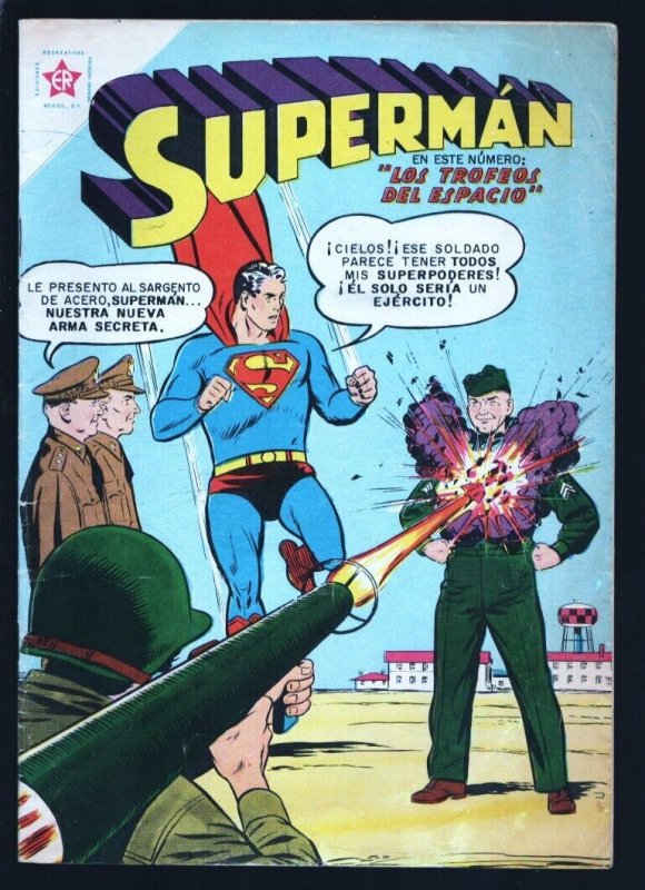 Superman #189 1959-Superboy stories-Neal Adams cover art-Spanish language-VF