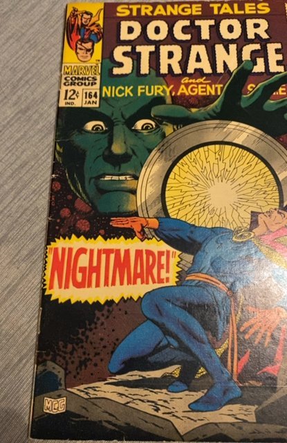 Strange Tales #164 (1968)nightmare appears mid upper grade