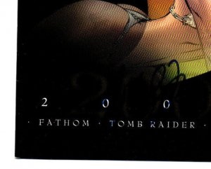 Fathom Crossover Tour Book East Tomb Raider/Witchblade - signed Michael Turner