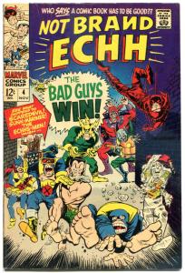 NOT BRAND ECHH #3 4 7 10, FN FN- VF VF, Origins, EC Cameos, Hulk, Thor, 1967