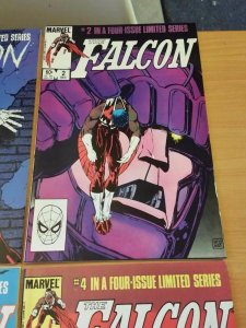 The Falcon 1-4 Complete Set Run! ~ NEAR MINT NM ~ 1983 MARVEL COMICS