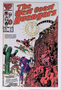 West Coast Avengers #17 (Feb 1987, Marvel) 8.5 VF+