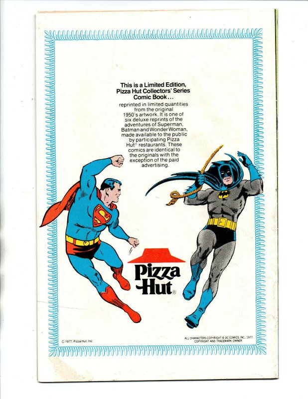 Superman #113 - Pizza Hut Promo Reprint - 1977 - FN