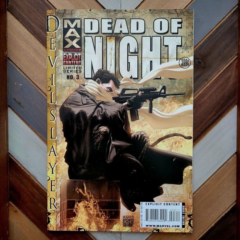 DEAD OF NIGHT feat DEVIL-SLAYER #1, #3 (Marvel MAX 2009) War & Horror / Set of 2