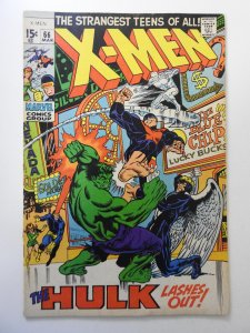 The X-Men #66 (1970) GD/VG Condition 1 1/2 in spine split