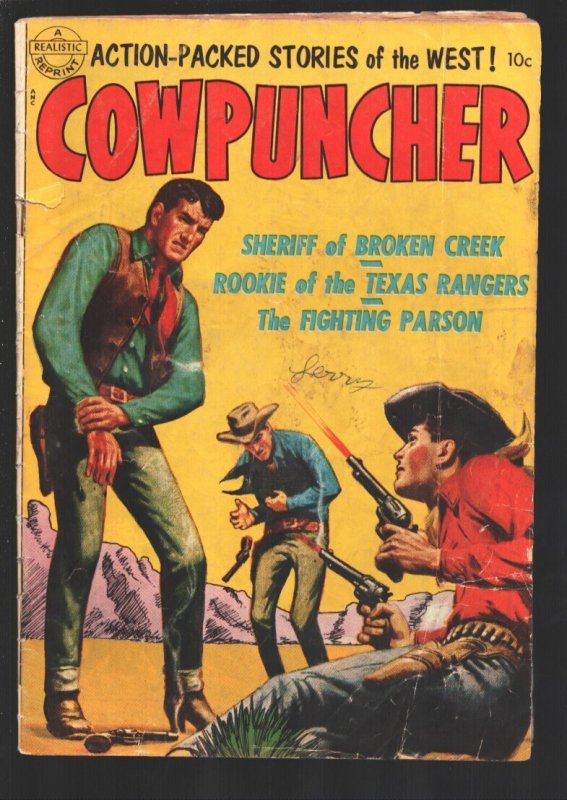 Cowpuncher #  1953 - Realistic  -G - Comic Book