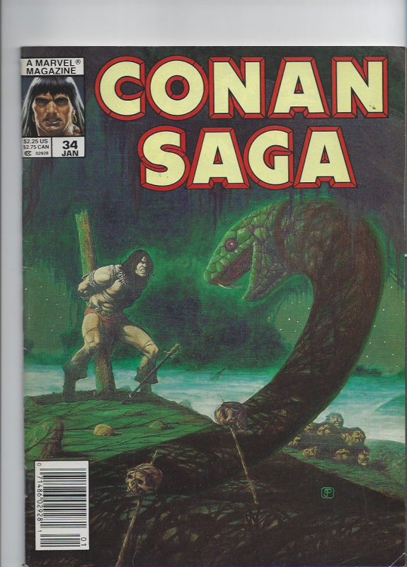 Conan Saga #34 (1990)