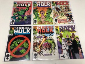 The Incredible Hulk (1986) Set Issue # 314-319 • Marvel Comics • Bruce Baner •