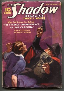 SHADOW 1936 November 15 // STREET AND SMITH // RARE PULP MAGAZINE