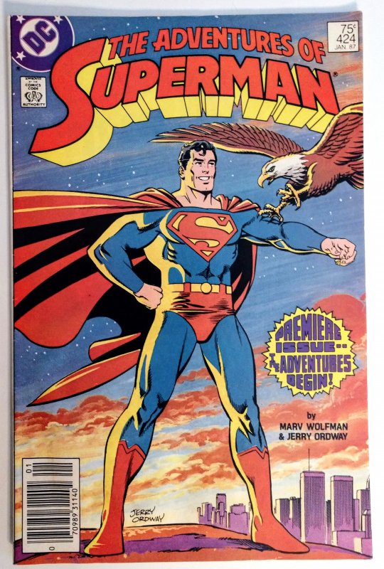 Adventures of Superman #424 (VF, 1987) NEWSSTAND