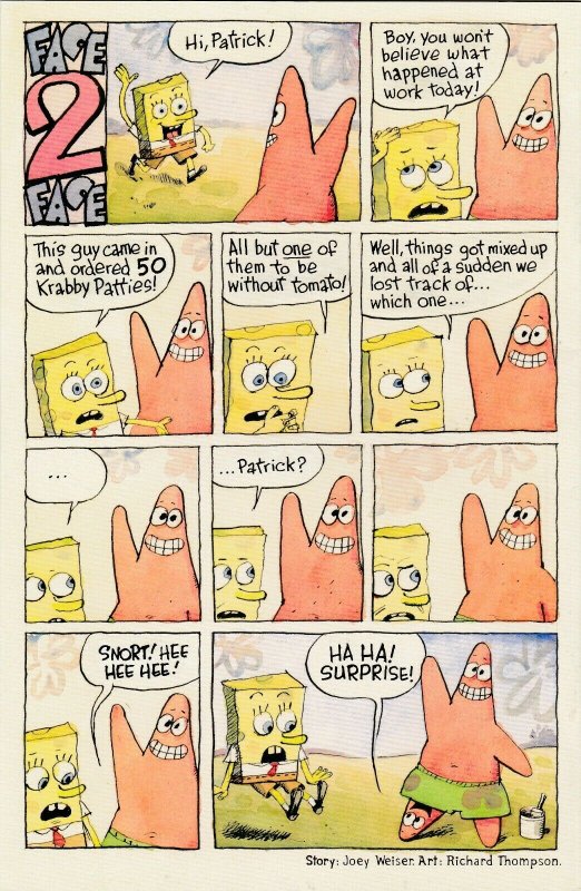 Spongebob Comics 10 NM- Low print Run HTF
