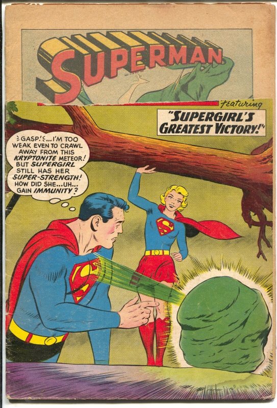 Action #262-1960-DC-Supergirl cover-distributor return copy-P